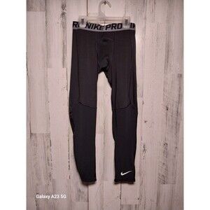 Nike Pro Tight Men's Leggings Large Black Dri Fit BV3516-010